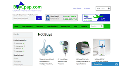 Desktop Screenshot of buycpap.com